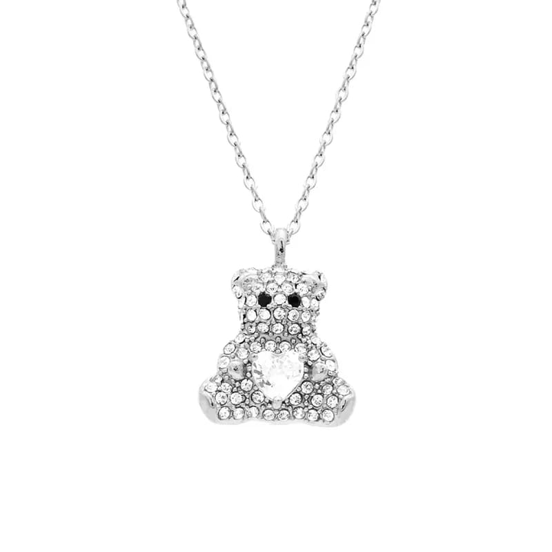 Collana Orsetto Silver Freddy FJ-30025