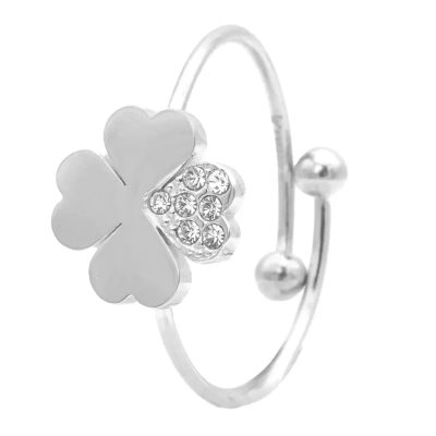 Anello Quadrifoglio Silver Freddy FJ-40011