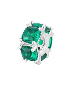 Charm Brosway FLG03 Fancy argento 925 con zirconi verdi