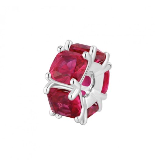 Charm Brosway FPR03 Fancy argento 925 con zirconi rubino