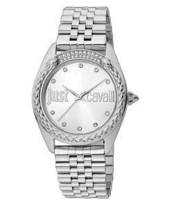 Just Cavalli JC1L195M0045 bracciale acciaio quadrante silver