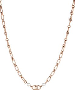 Collana Liu Jo LJ1737 Icona acciaio ramato a catena