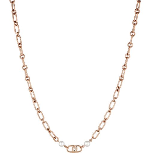 Collana Liu Jo LJ1737 Icona acciaio ramato a catena