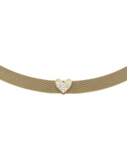 Collana Liu Jo LJ1867 Cocker maglia milano acciaio dorato 42cm