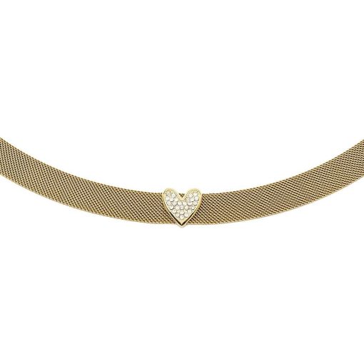 Collana Liu Jo LJ1867 Cocker maglia milano acciaio dorato 42cm
