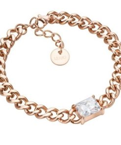Bracciale Essential rosé con pietra quadrata Liu Jo LJ2126