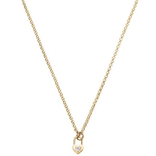 Collana Essential Liu Jo LJ2138 con lucchetto cuore gold