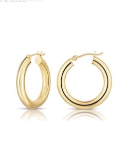 Orecchini Liu Jo LJ2374 cerchio diametro 2cm acciaio dorati
