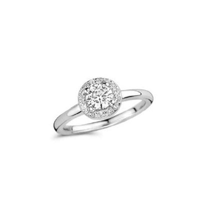 Anello Liu Jo LJ2507M18 acciaio silver con zircone misura 18