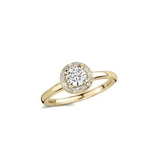 Anello Liu Jo LJ2508M10 acciaio dorato con zircone misura 10