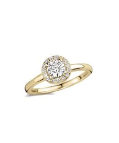 Anello Liu Jo LJ2508M18 acciaio dorato con zircone misura 18