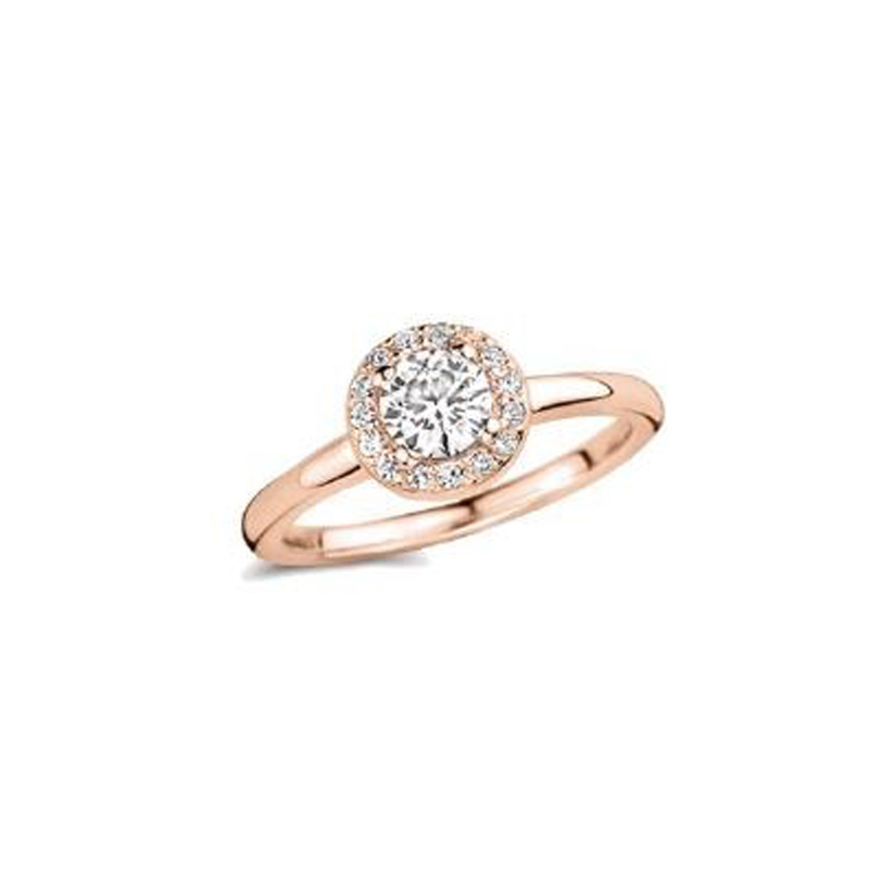 Anello Liu Jo LJ2509M10 acciaio ramato con zircone misura 10