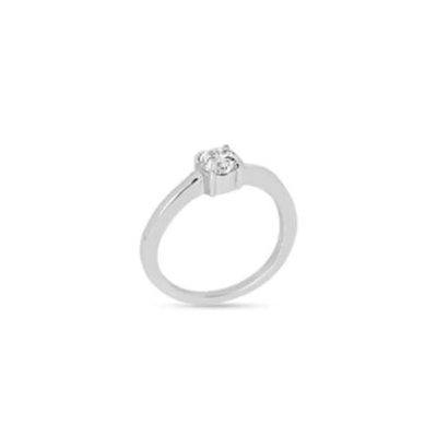 Anello Liu Jo LJ2572M16 acciaio con zircone bianco misura 16