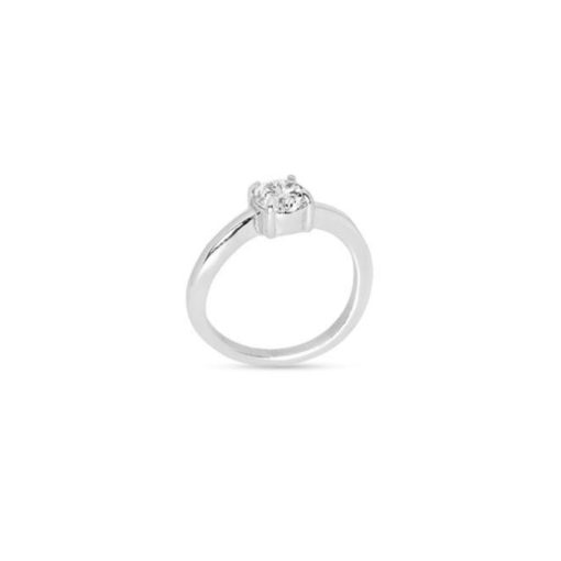Anello Liu Jo LJ2573M14 acciaio con zircone bianco misura 14