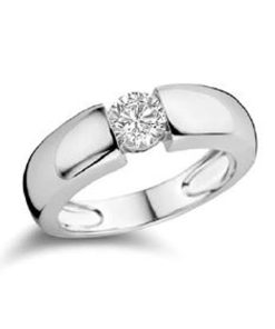 Anello Liu Jo LJ2590M16 acciaio donna con zircone bianco misura 16