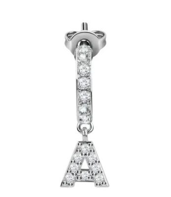 Orecchino semicerchio lettera A La Petite Story LPS02ARQ45