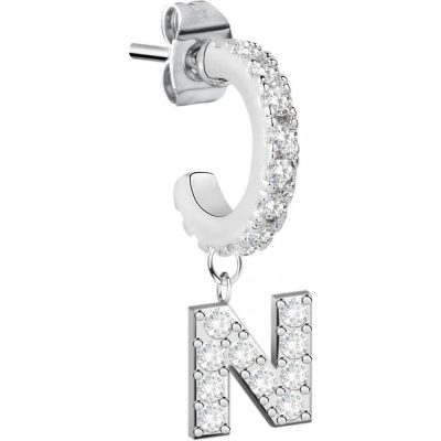 Orecchino semicerchio con lettera N La Petite Story LPS02ARQ67