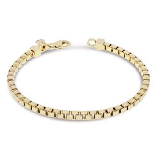 Bracciale Liu Jo MLJ457 tennis acciaio dorato uomo