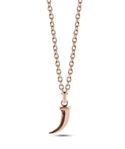 Collana uomo acciaio ramato con artiglio 55cm Liu Jo MLJ465