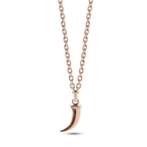 Collana uomo acciaio ramato con artiglio 55cm Liu Jo MLJ465
