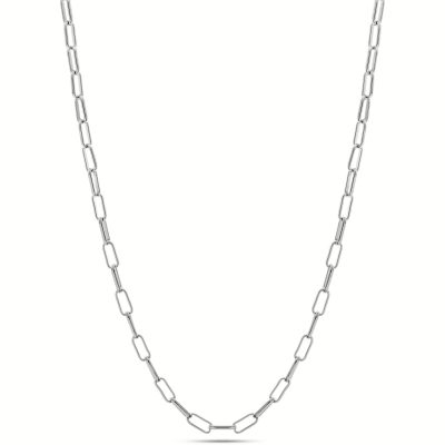 Collana uomo acciaio catena larga 55 cm Liu Jo MLJ472