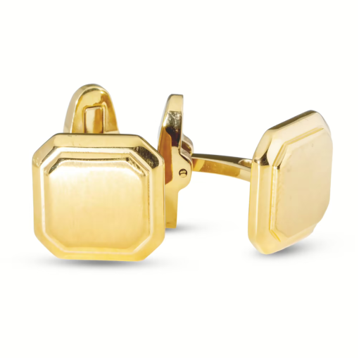 Gemelli acciaio dorato squadrato 1,5cm Liu Jo MLJ474
