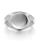 Anello uomo acciaio liscio misura 22 Liu Jo MLJ500M22