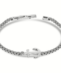 Bracciale Liu Jo MLJ508 tennis con zirconi con ancora acciaio