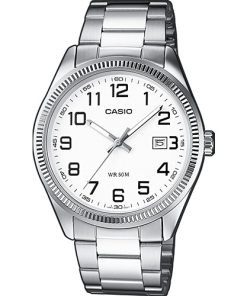 Casio MTP-1302PD-7BVEF Vintage classico acciaio con numeri