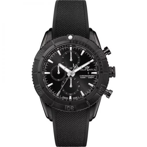Philip Watch R8271615002 Champion tessuto nero cronografo