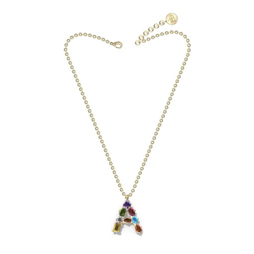Collana RB FIRST LETTER A gold Rocco Barocco RBJ0032GP