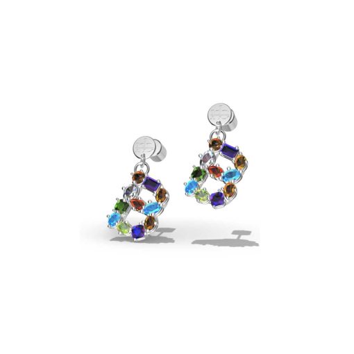 Orecchini RB FIRST LETTER B silver Rocco Barocco RBJ0033SS