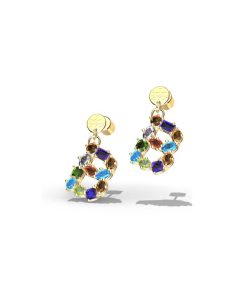 Orecchini RB FIRST LETTER B gold Rocco Barocco RBJ0034GP