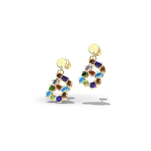 Orecchini RB FIRST LETTER B gold Rocco Barocco RBJ0034GP