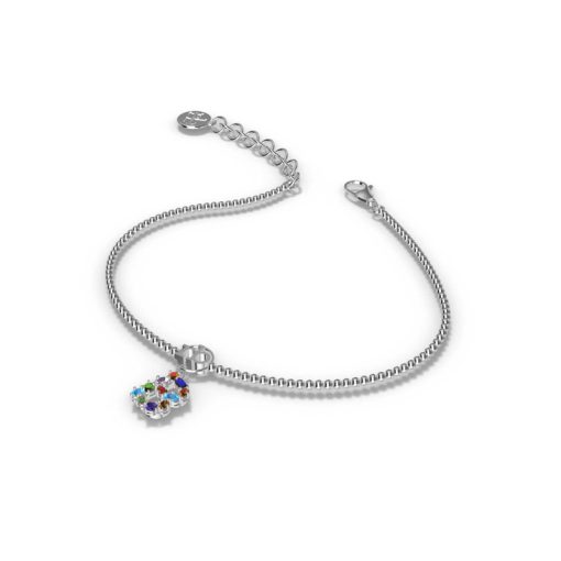 Bracciale RB FIRST LETTER B silver Rocco Barocco RBJ0035SS