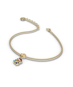 Bracciale RB FIRST LETTER B gold Rocco Barocco RBJ0036GP