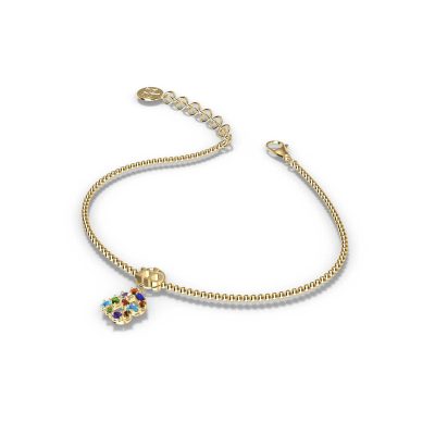 Bracciale RB FIRST LETTER B gold Rocco Barocco RBJ0036GP