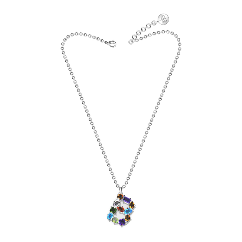 Collana RB FIRST LETTER B silver  Rocco Barocco RBJ0037SS