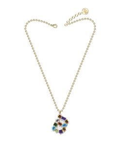 Collana RB FIRST LETTER B gold Rocco Barocco RBJ0038GP