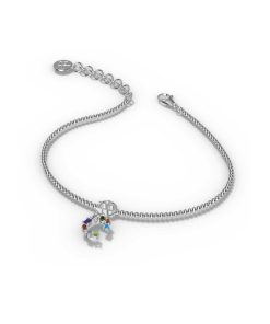 Bracciale RB FIRST LETTER C silver Rocco Barocco RBJ0047SS