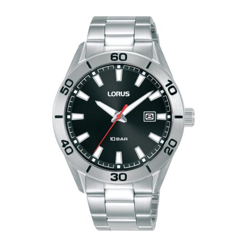 Lorus RH965PX9 Sport acciaio e nero uomo