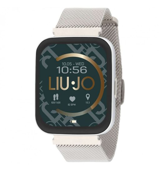Liu Jo SWLJ081 Smartwatch Voice Slim maglia milano silver con chiamata