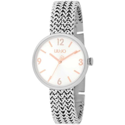 Liu Jo TLJ2074 Encandré acciaio silver e bianco a catena donna