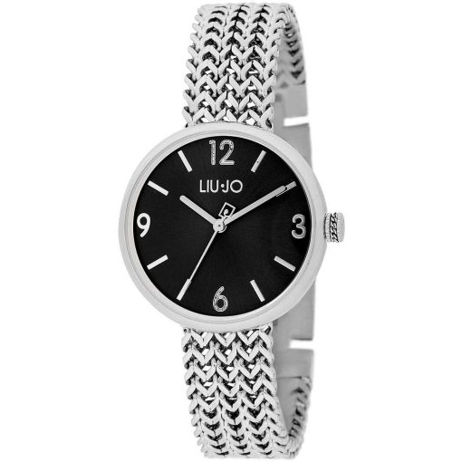 Liu Jo TLJ2075 Encandré  acciaio silver e nero a catena donna