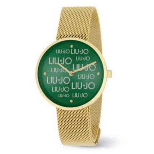 Liu Jo TLJ2157 Magic acciaio maglia milano dorato e verde con scritte