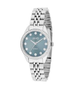 Liu Jo TLJ2257 Deluxe acciaio e azzurro solo tempo donna