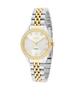 Liu Jo TLJ2259 Deluxe acciaio bicolore dorato con brillantini donna