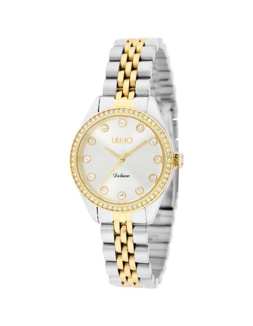 Liu Jo TLJ2259 Deluxe acciaio bicolore dorato con brillantini donna