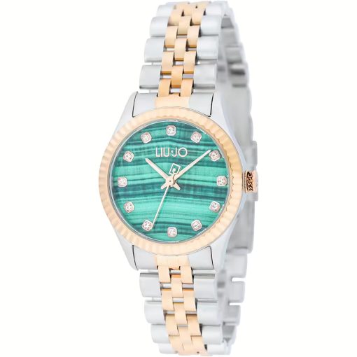 Liu Jo TLJ2315 Tiny acciaio bicolore gold e verde