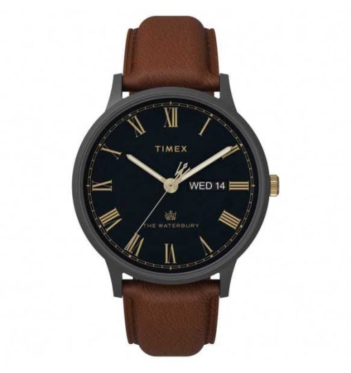 Timex TW2U88500 Waterbury Classic pelle marrone
